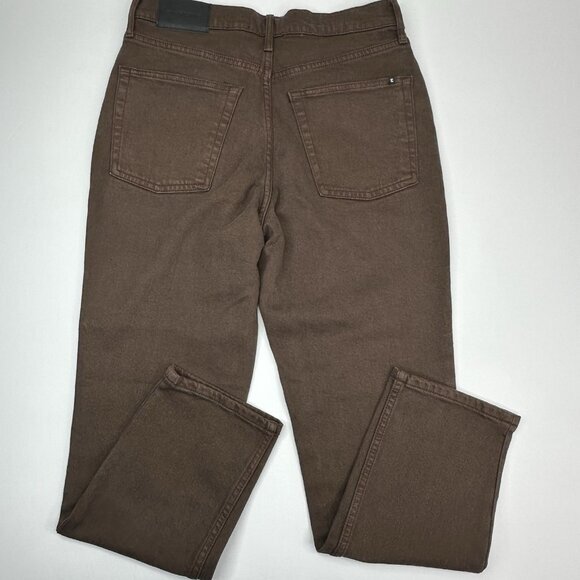 Everlane Women's Cocoa The Original Cheeky Minimalist Jeans W28-30‎ Crop/L26.2 - Picture 4 of 11
